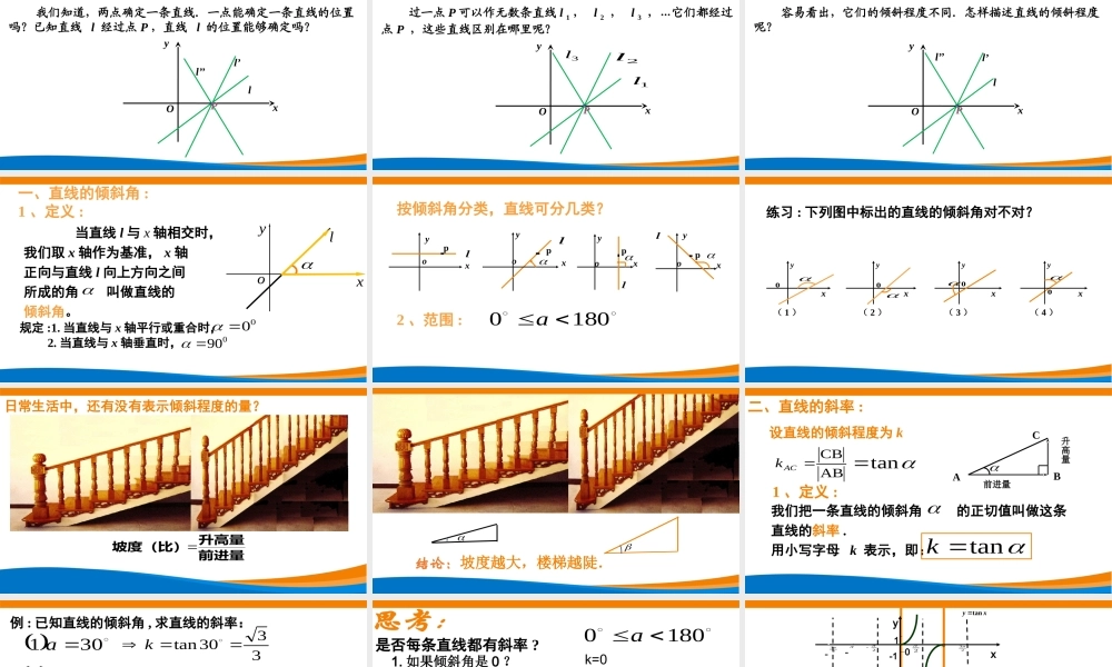 课时3343_2.1.1倾斜角与斜率（第一课时）-2.1.1倾斜角与斜率（第一课时）【公众号悦过学习分享】(1).pptx