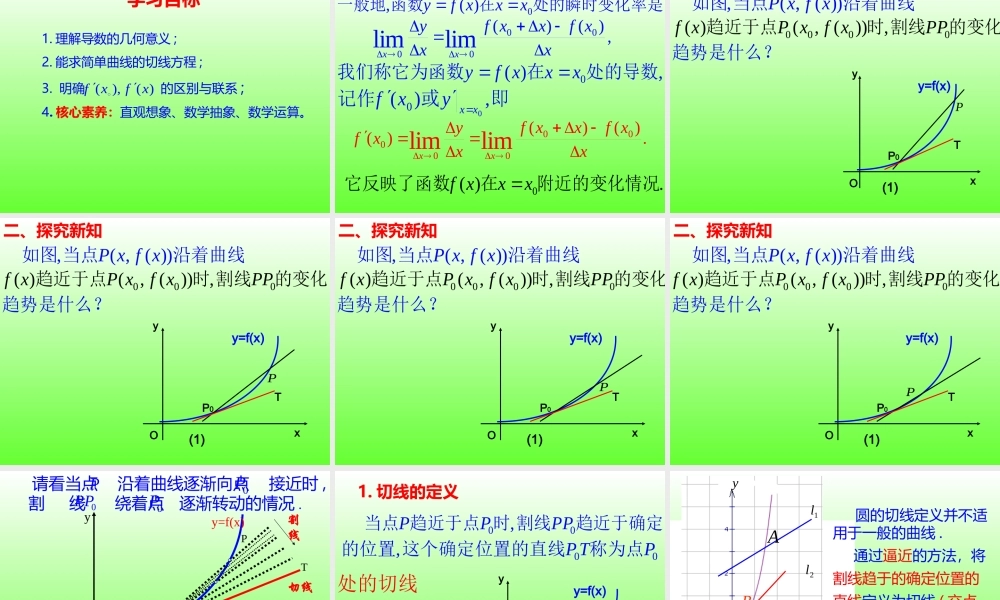 课时21834_5.1.2导数的概念及其几何意义-5.1.2 导数的概念及其几何意义【公众号悦过学习分享】(1).ppt