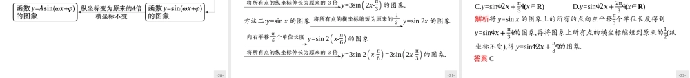 第一章　6.1　探究ω对y=sin ωx的图象的影响 6.2　探究φ对y=sin(x+φ)的图象的影响 6.3　探究A对y=Asin(ωx+φ)的图象的影响.pptx