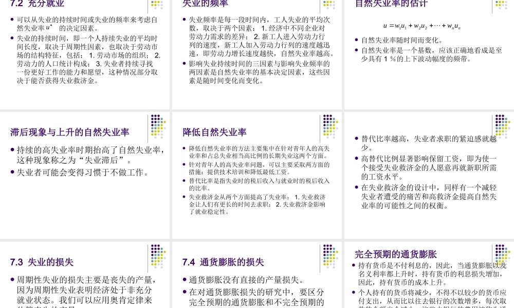 第7章通货膨胀与失业的解剖.ppt