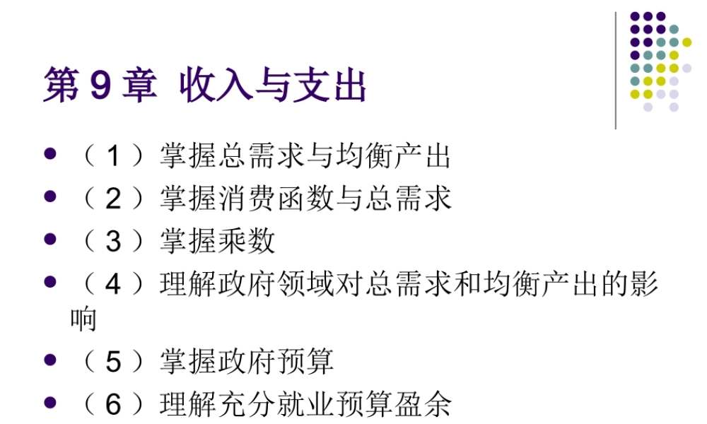 第9章收入与支出.ppt