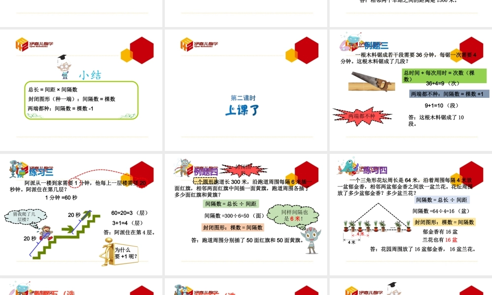 第14讲：植树问题（二）.ppt