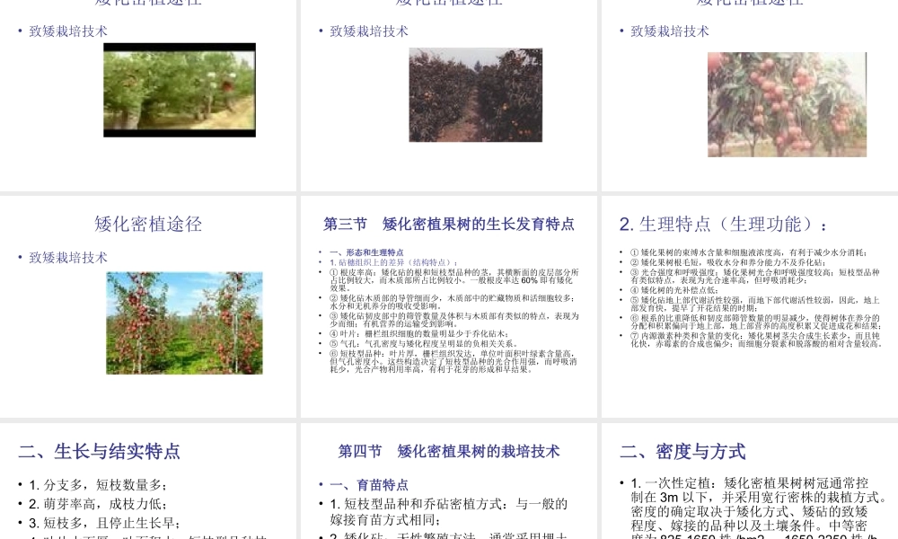 第八章 果树矮化密植.ppt