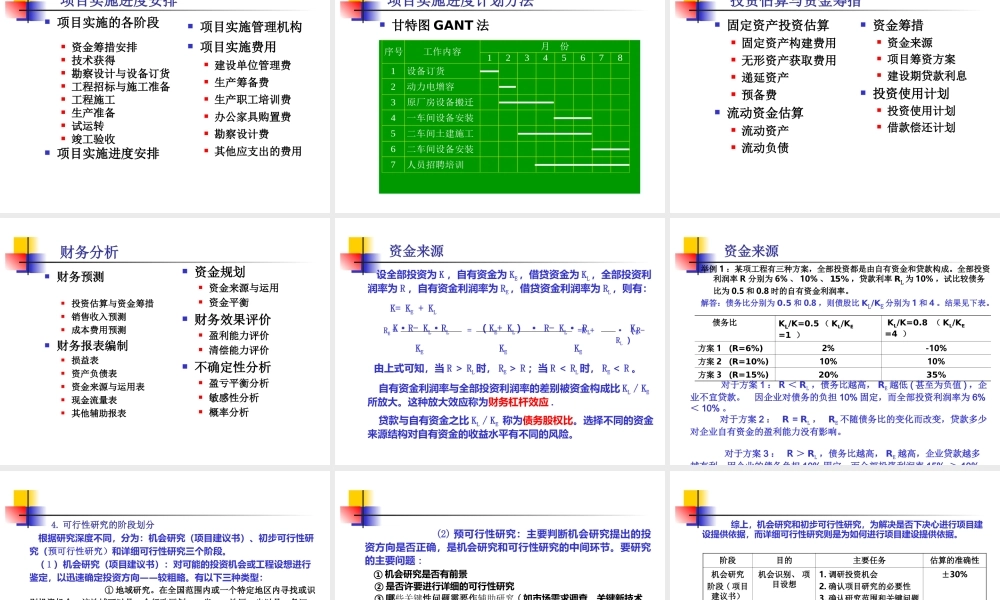 第八章投资项目可研（10、11）.ppt