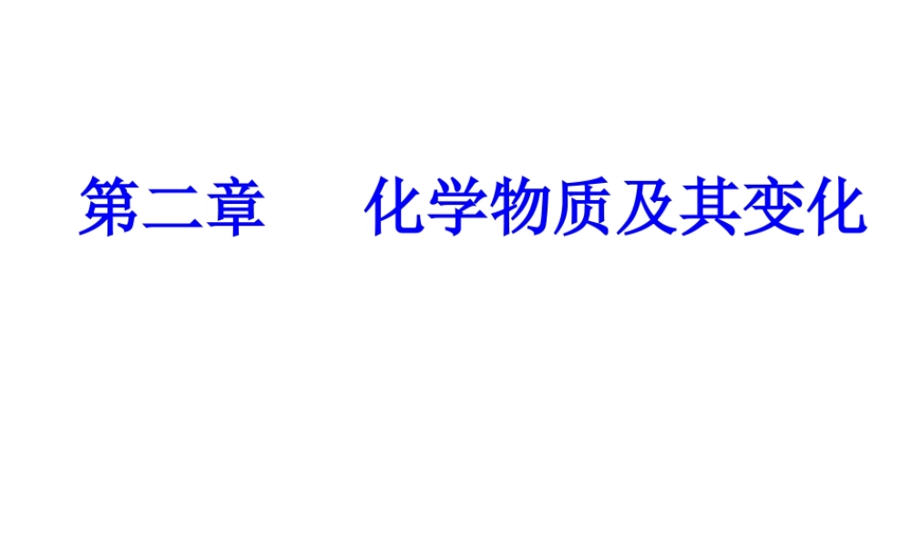 第二章专题四考点3常见离子的检验离子共存.ppt