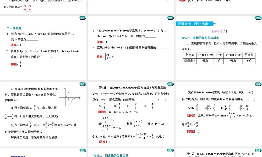 第九章第一节　直线与方程.ppt