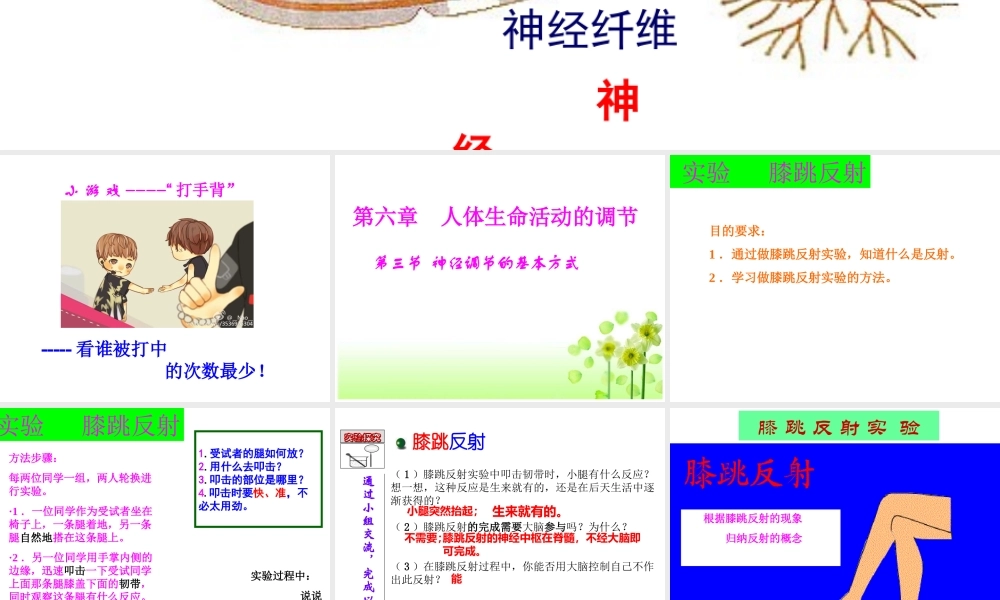 第六章_人体生命活动的调节_第三节_神经调节的基本方式1.ppt