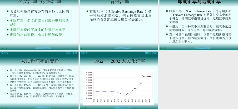 第七讲：外汇与汇率(1).ppt