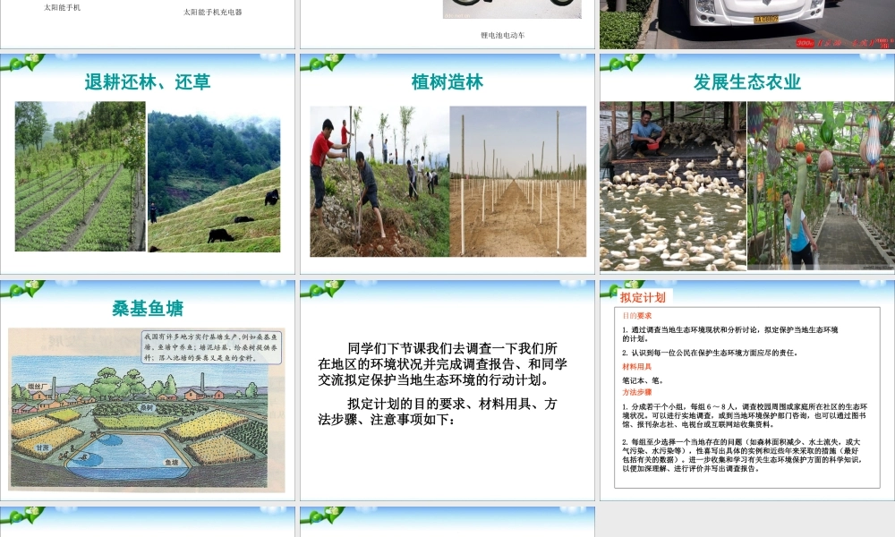 第三节拟定保护生态环境的计划.ppt