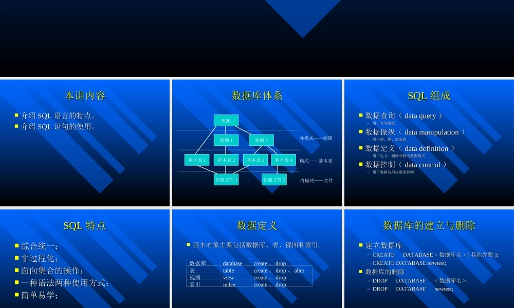 第十讲SQL语言.ppt