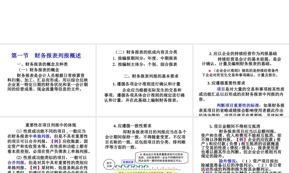 第十二章财务会计报告.ppt