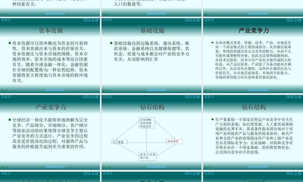 第十讲：影响汇率的因素(1).ppt