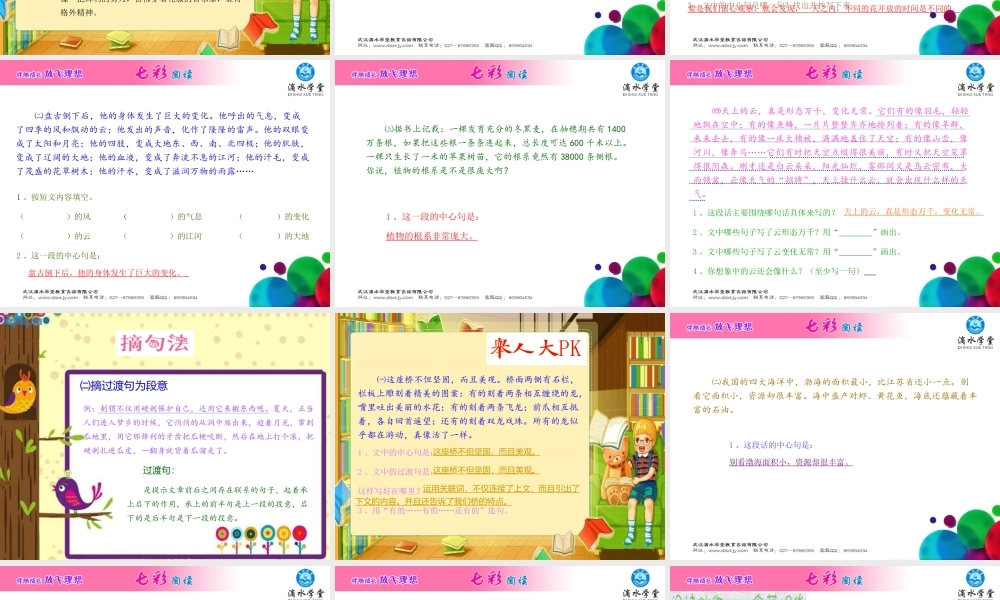 第十三讲 段意归纳魔法盒（上）.ppt