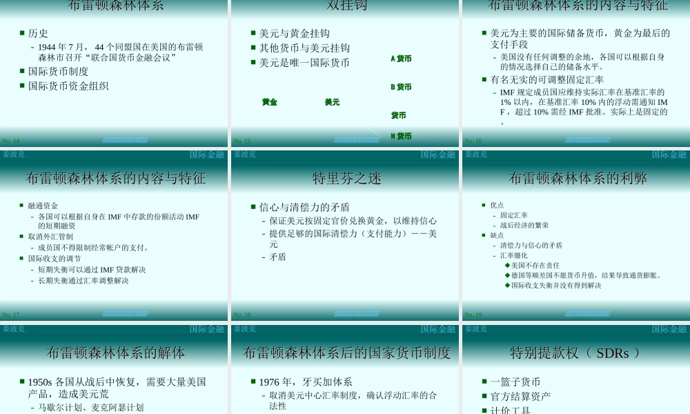 第十四讲：国际货币体系(1).ppt