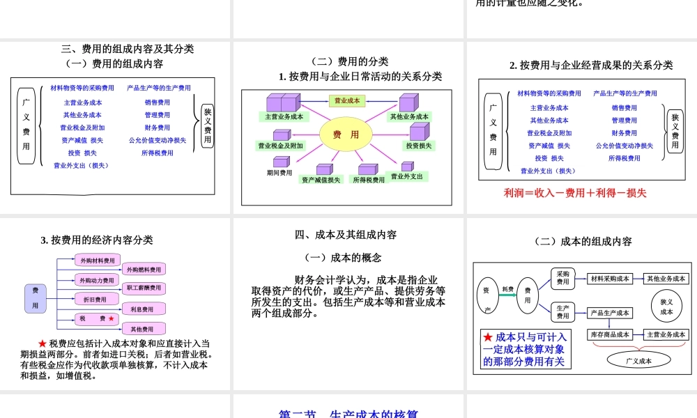 第十章费用与成本.ppt