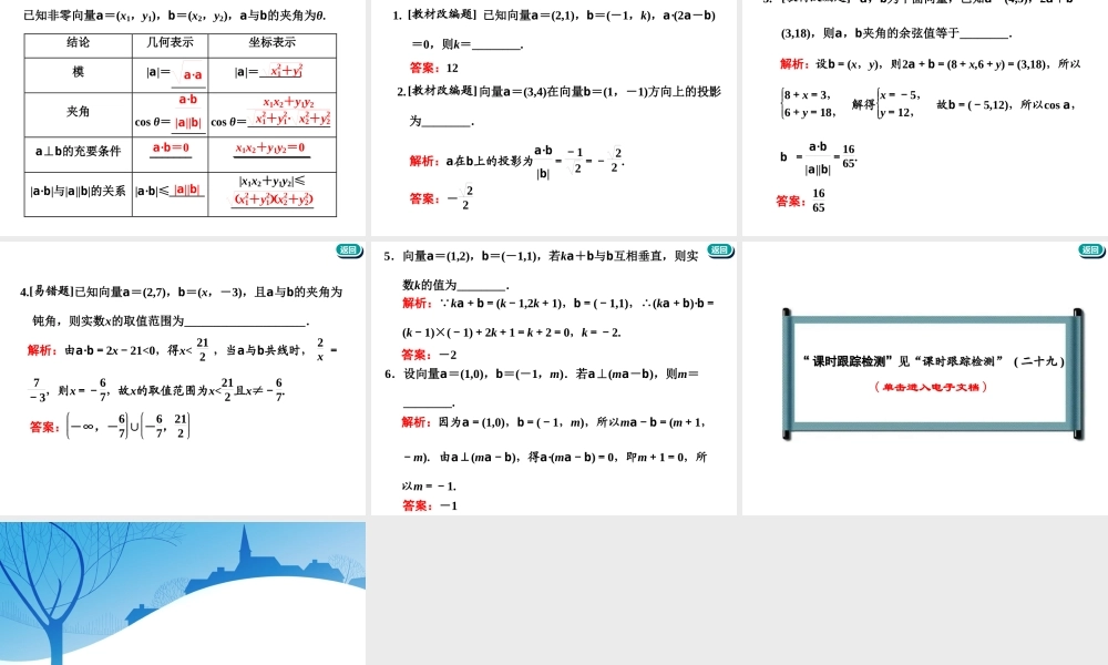 第五章第三节　第1课时　系统知识——平面向量的数量积.ppt