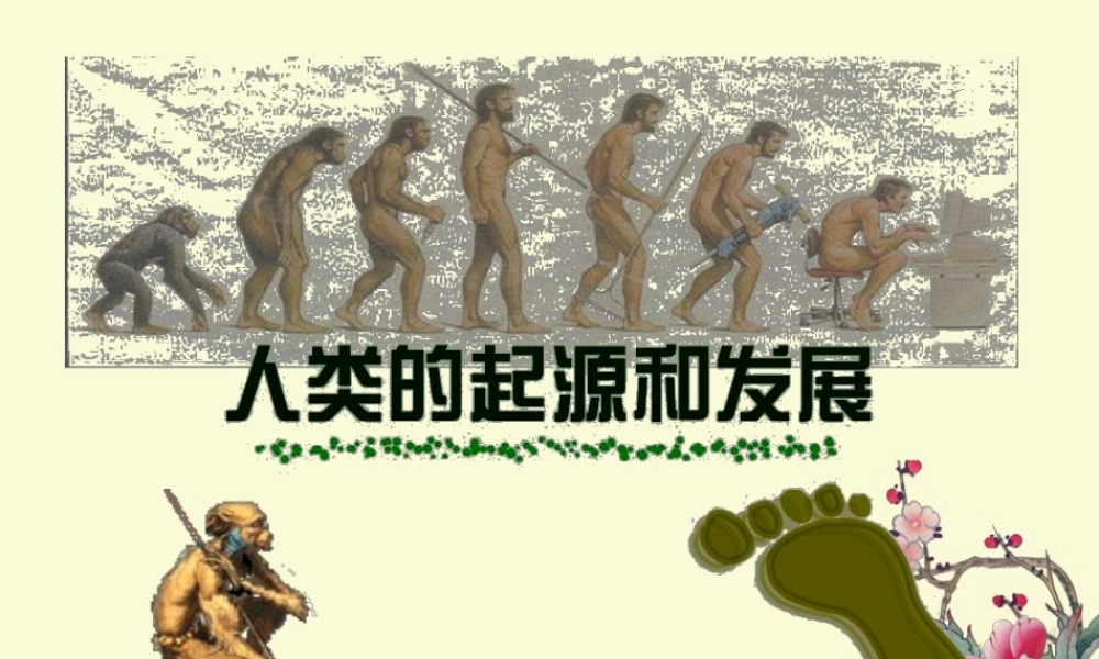 第一章第1节人类的起源和发展1.ppt