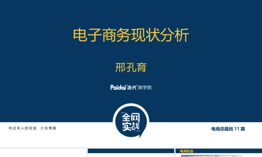 电商现状分析初稿_李冰_07112.ppt
