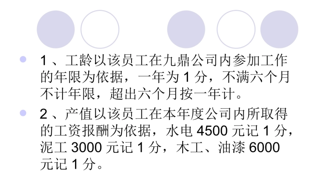 工班长考核评比办法.ppt