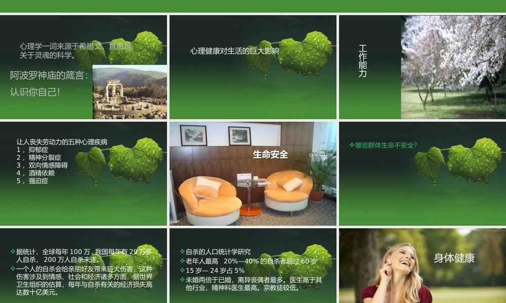 关注心理健康提高生命质量.ppt