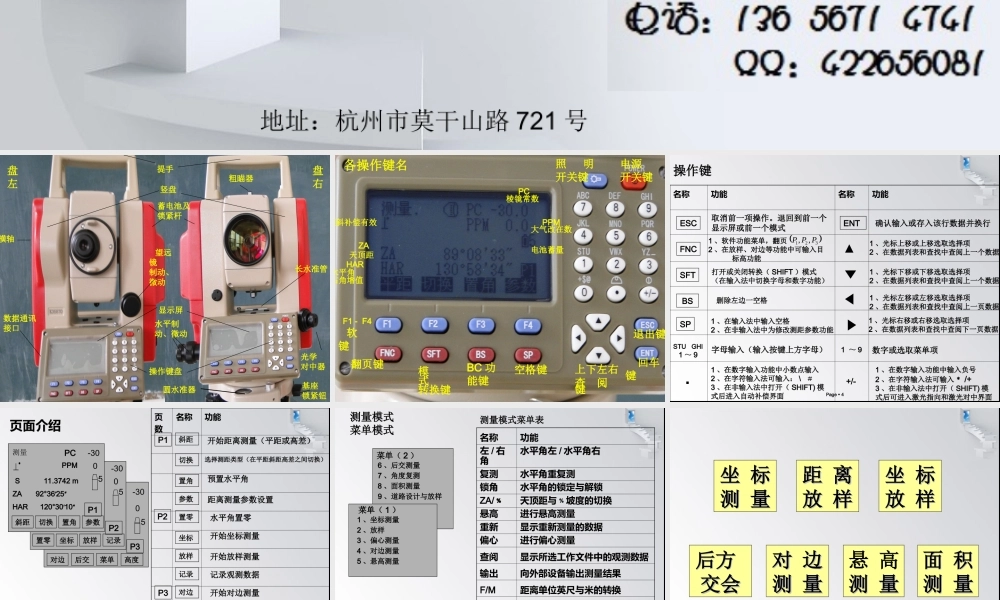 科力达全站仪教程[更多课程到教育盘jiaoyupan.com].ppt