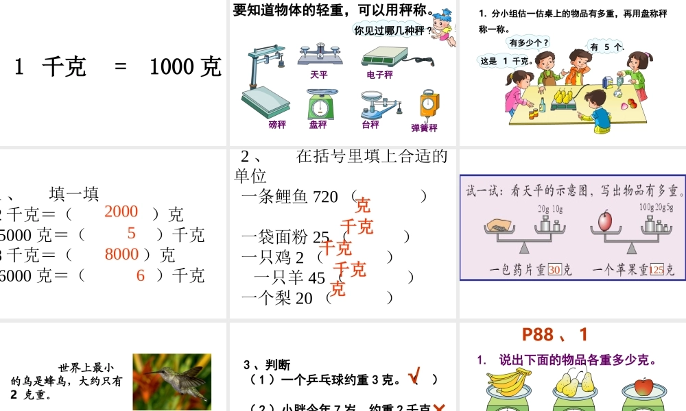 克和千克.ppt