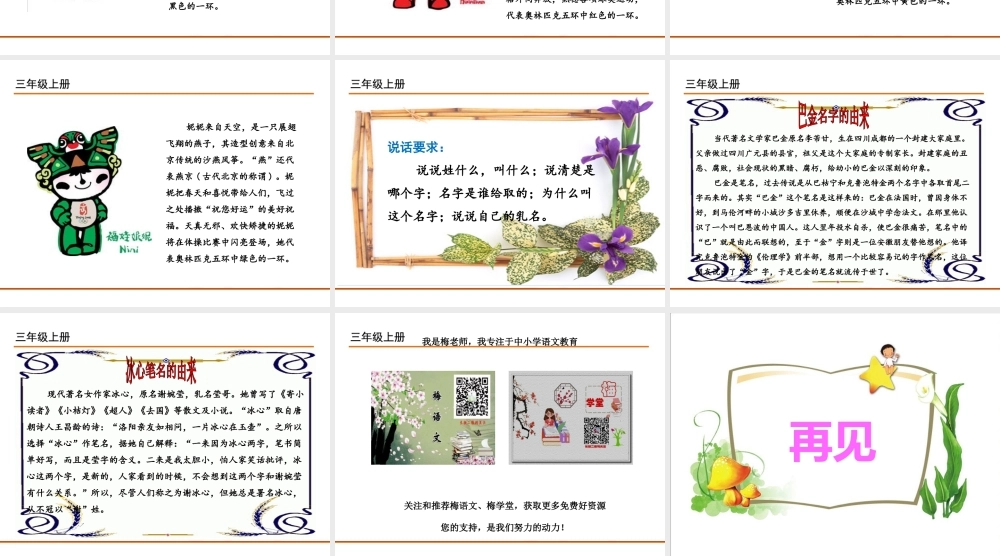 口语交际：名字里的故事.ppt