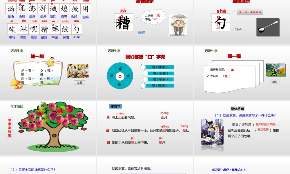 六年级上册语文课件-13 穷人人教（部编版） (共39张PPT).ppt