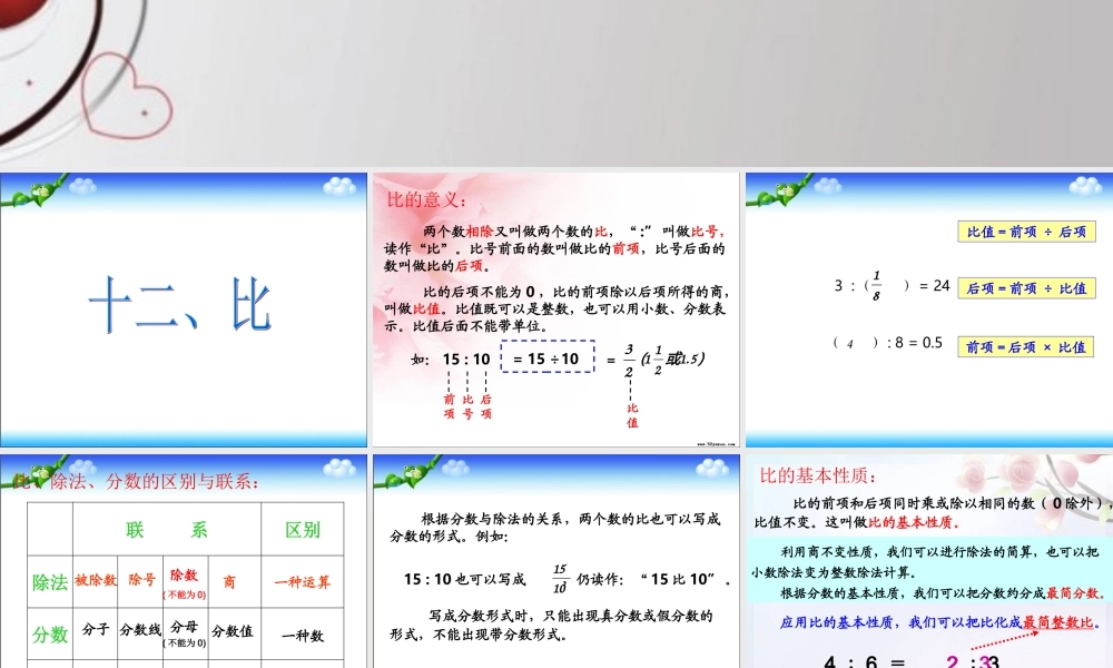 六年级下第六单元比课件.ppt