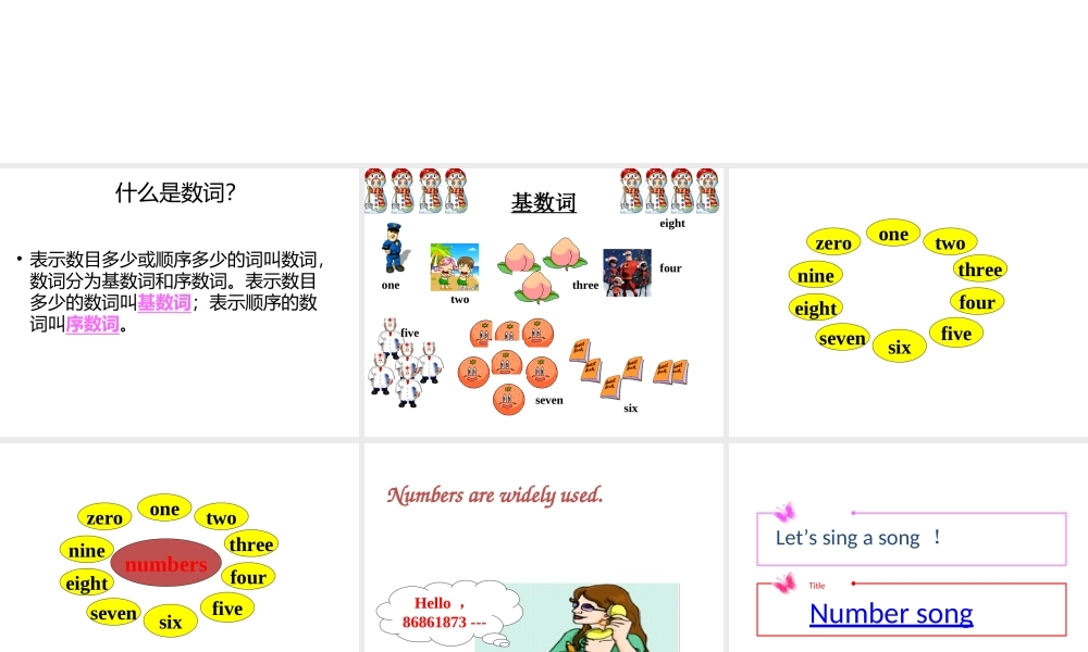 六年级下册英语课件-小升初英语知识点专项复习专题二_词类_数词课件 全国通用(共26张PPT)(1).ppt
