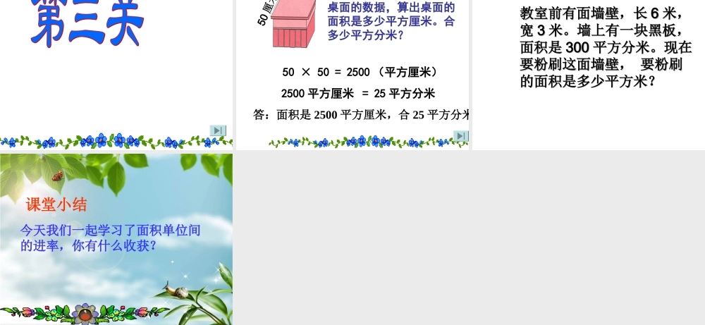 面积单位间的进率.ppt