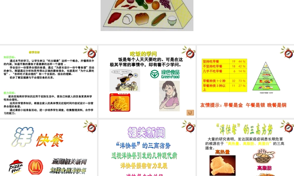 七年级生物下册__关注合理营养与食品安全__人教新课标版.ppt