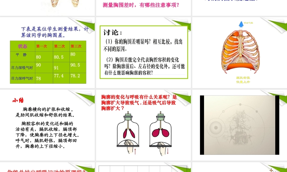 七年级下册生物发生在肺内的气体交换.ppt