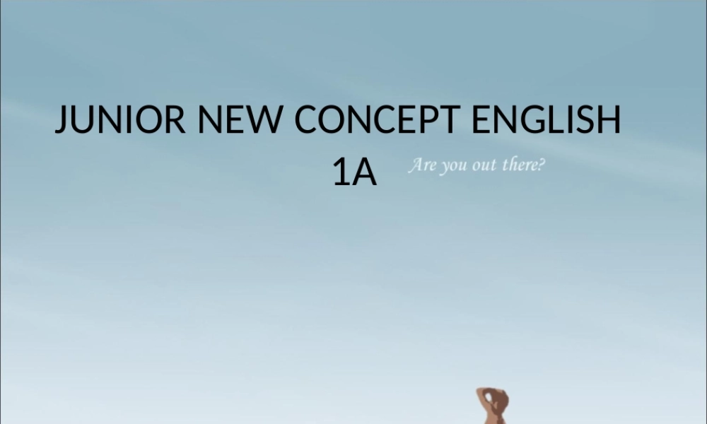 青少版_新概念1A_Unit_2（共27页）.ppt