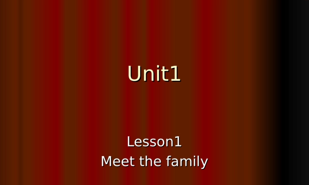 青少版_新概念1A_Unit_1（共20页）.ppt
