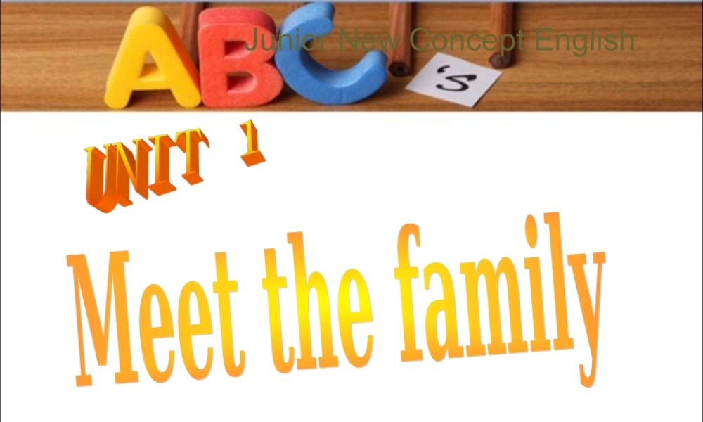 青少版_新概念1A_Unit_1（共24页）.ppt