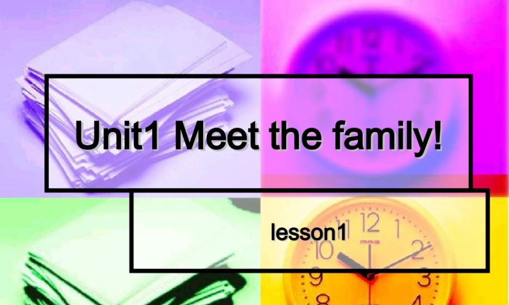 青少版_新概念1A_Unit_1（共27页）.ppt