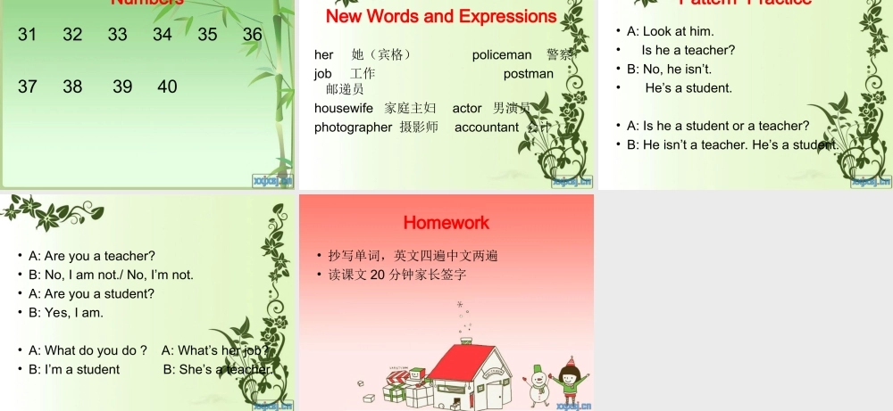 青少版_新概念1A_Unit_5（共18页）.ppt