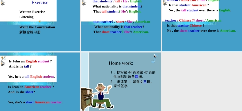 青少版_新概念1A_Unit_6（共18页）.ppt