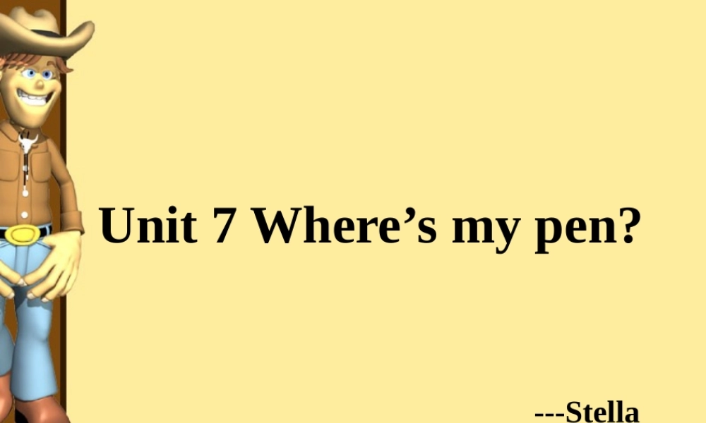 青少版_新概念1A_Unit_7（共45页）.ppt