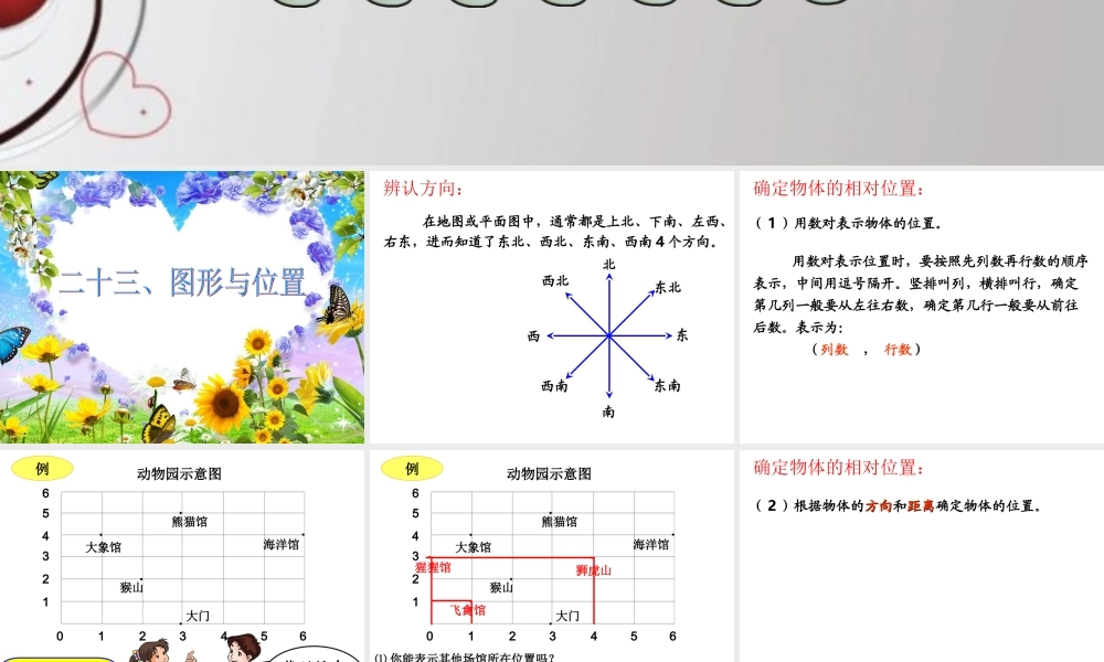 人教版六年级数学下册第六单元第二十三课时_图形与位置.ppt