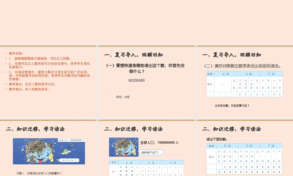 人教版数学四年级上册《亿以内数的认识二》课件.ppt