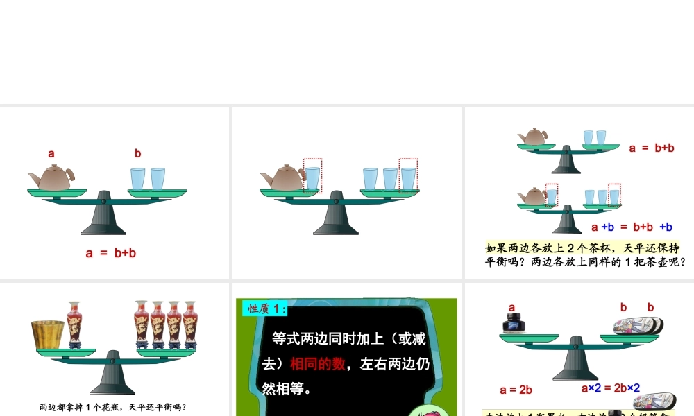 人教版五年级数学上册等式性质 课件.ppt