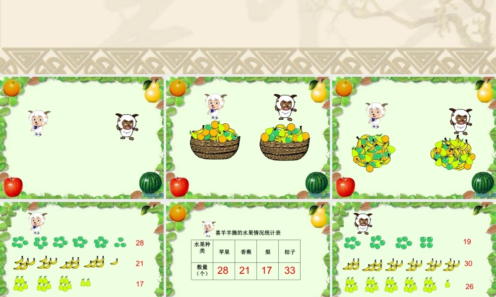 人教版小学数学三年级下复式统计表.ppt