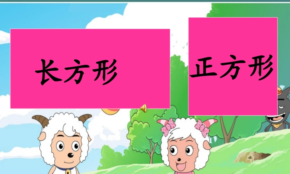 三上长方形和正方形的认识课件.ppt