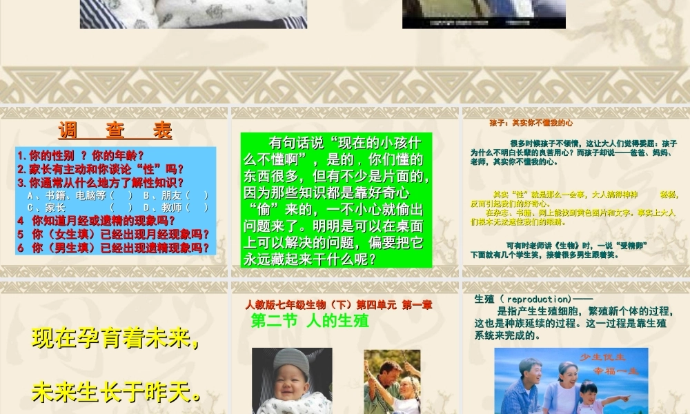 生物：1.2《人的生殖》课件(人教版七年级下).ppt