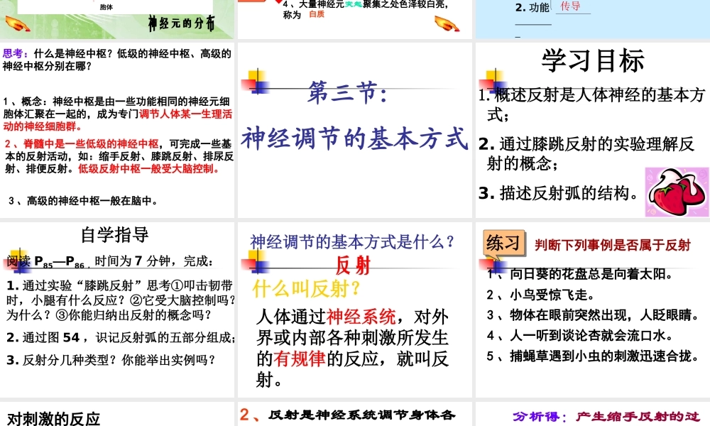 神经调节的基本方式(第一课时).ppt