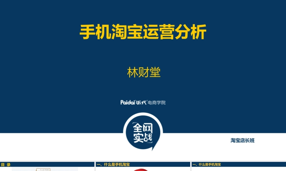 手机淘宝的运营.ppt
