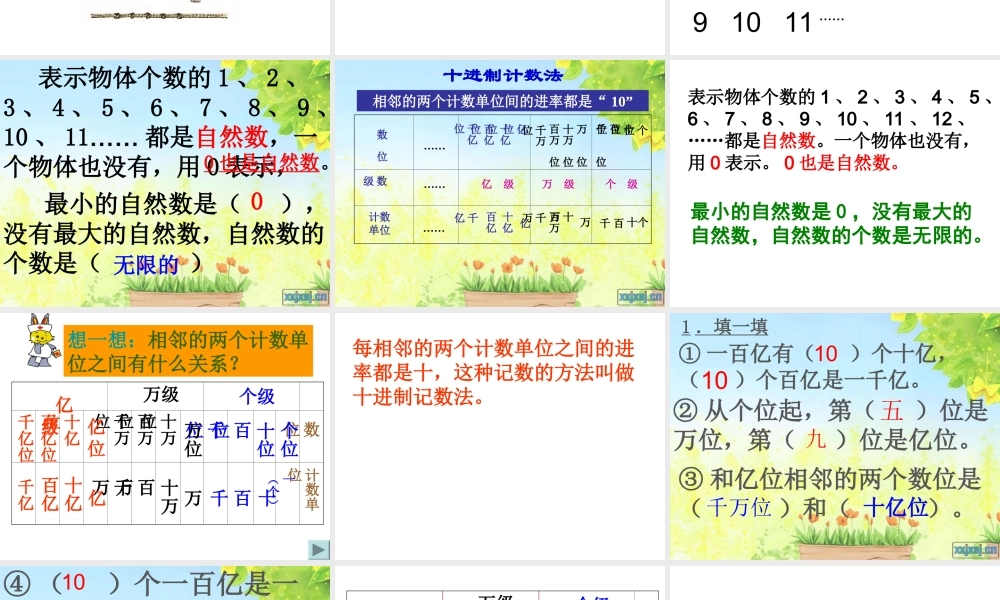 数的产生和十进制计数法.ppt