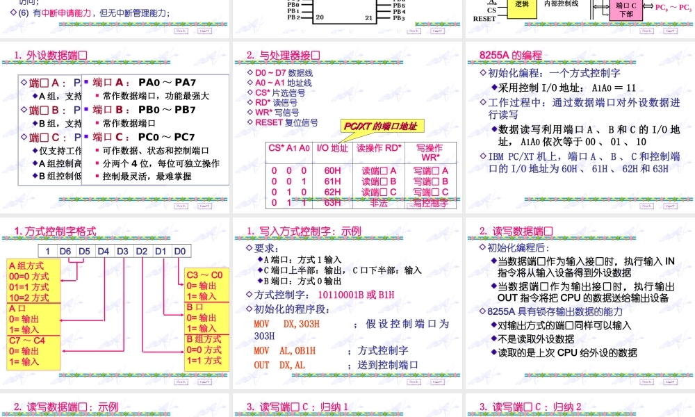 四川大学电子信息学院微机原理ppt-8并口.ppt